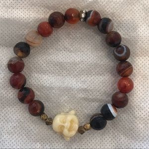 Beaded Stone Bracelet